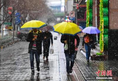 清明雨至 新疆多地發布暴雪藍色預警--環保--人民網